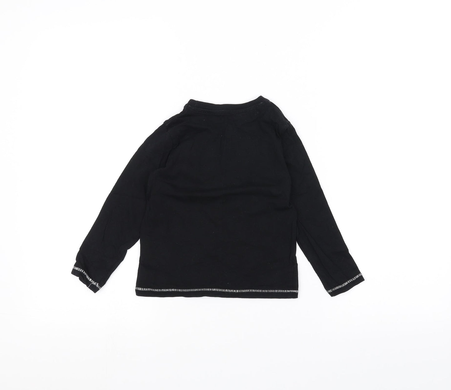 H&M Boys Black   Basic T-Shirt Size 3-4 Years