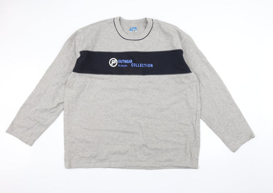 Club Sportif Mens Grey   Pullover Jumper Size 2XL