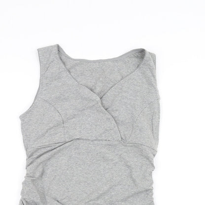 Womens Grey   Pencil Dress  Size M