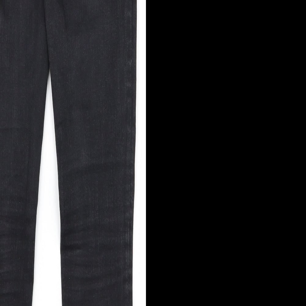 David Warren Womens Black   Skinny Jeans Size 12 L24 in