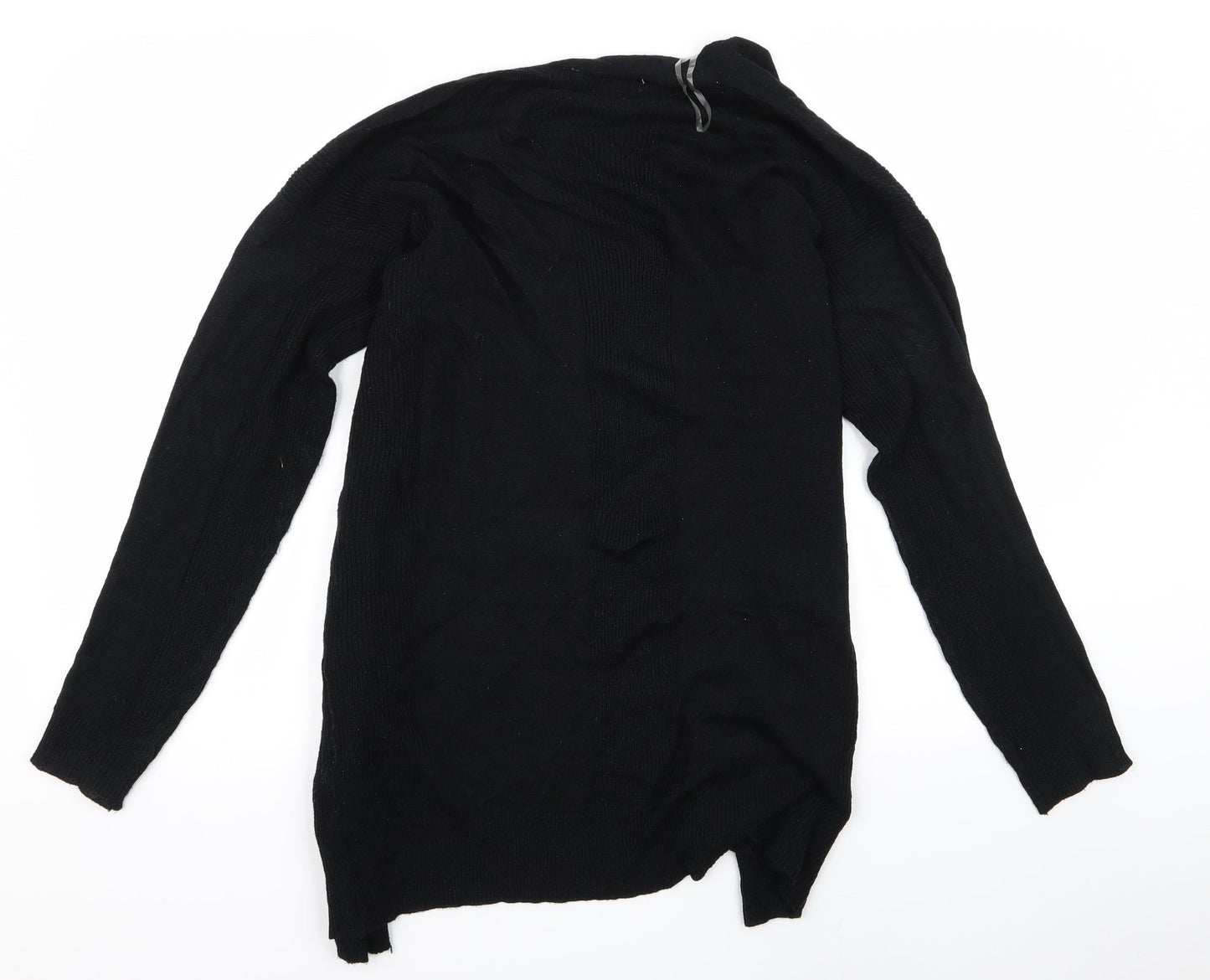 Select Womens Black  Rayon Cardigan Jumper Size 14