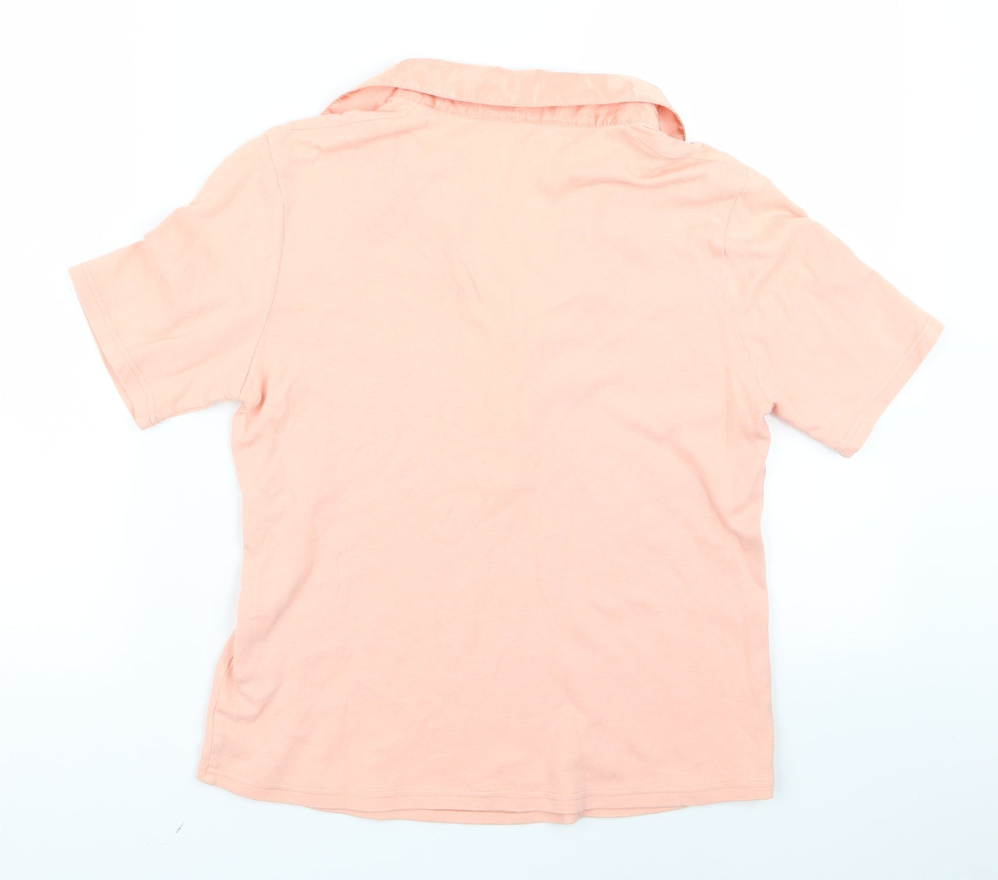 m&s Womens Pink   Basic Polo Size 10