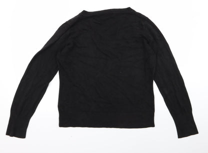 Back view of George men’s black jumper, size M