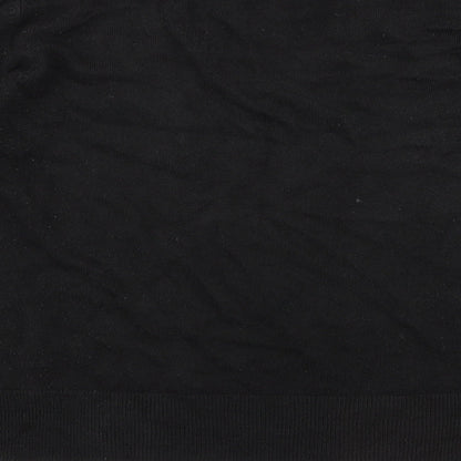 Brand and care label for George men’s black jumper, size M