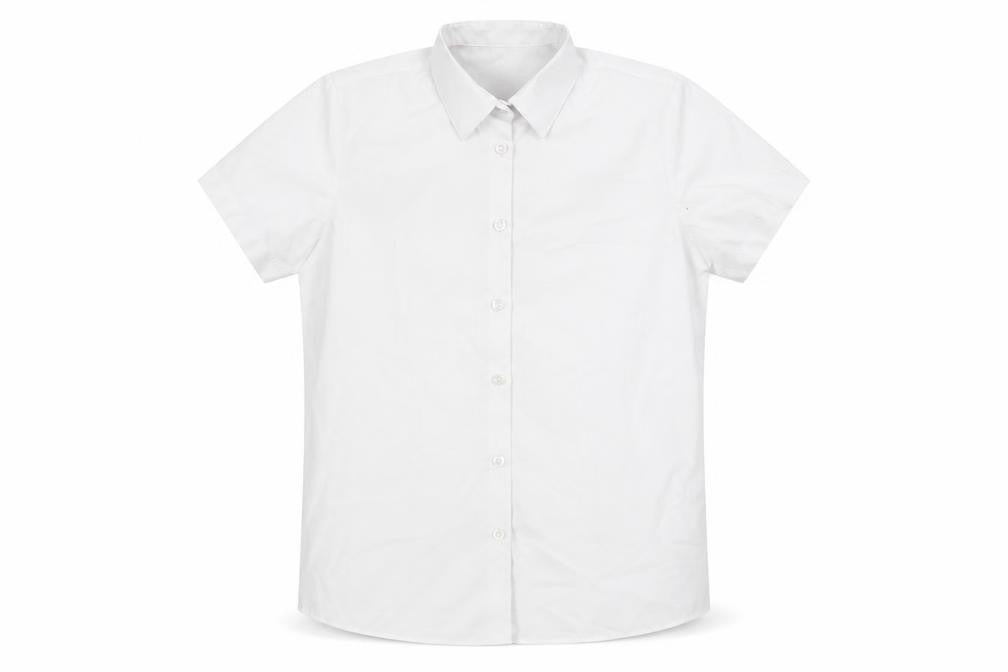 gerge Girls White   Basic Button-Up Size 12 Years