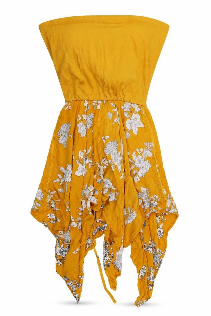 Select Womens Orange Floral  Fit & Flare  Size 10
