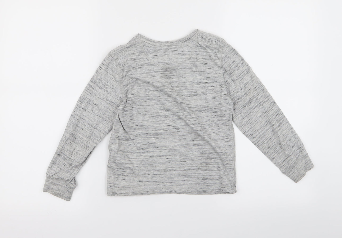 H&M Boys Grey Striped  Basic T-Shirt Size 4 Years