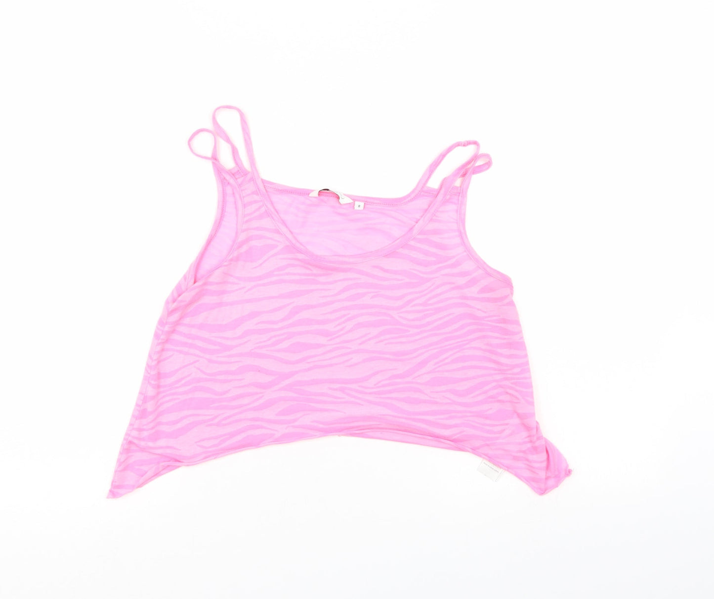 New Look Womens Pink   Basic Tank Size 8  - cropped