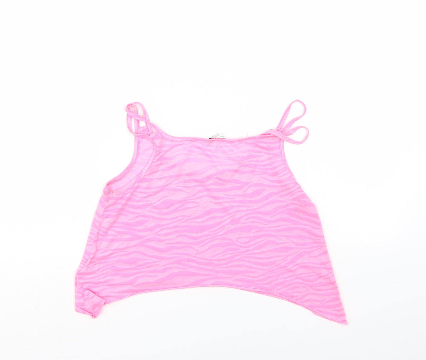 New Look Womens Pink   Basic Tank Size 8  - cropped