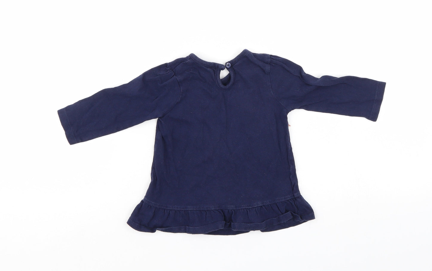 George Girls Blue   Pullover Jumper Size 6-9 Months