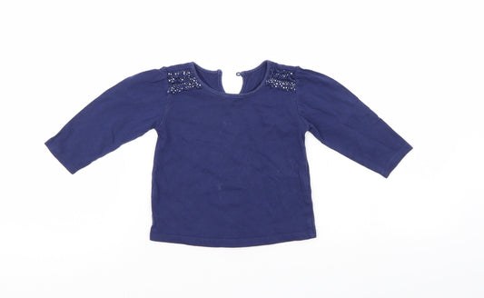 Matalan Girls Blue   Basic Casual Size 9-12 Months