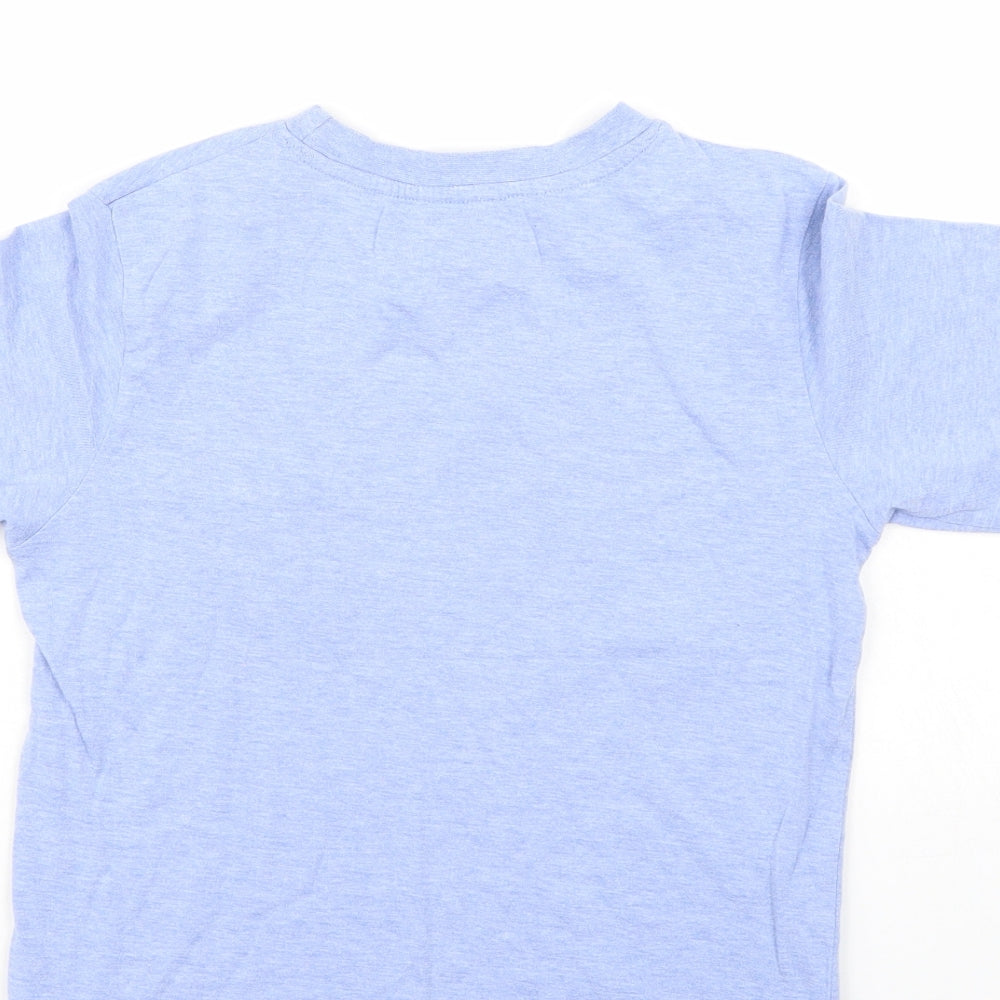 Rebel Boys Blue   Basic T-Shirt Size 11-12 Years