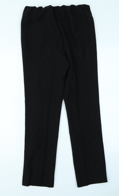Back view of Classics women’s black trousers, size UK 12, 26-inch leg
