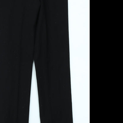 Brand and care label for Classics women’s black trousers, size UK 12, 26-inch leg