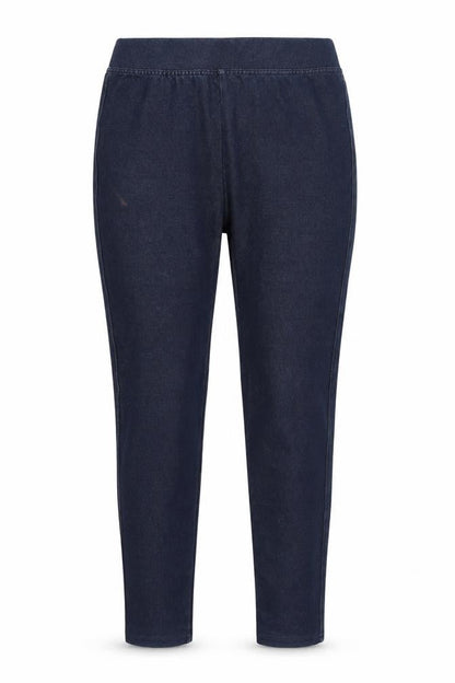 Front view of Dorothy Perkins women’s blue denim jegging jeans, size UK 8, 25-inch leg