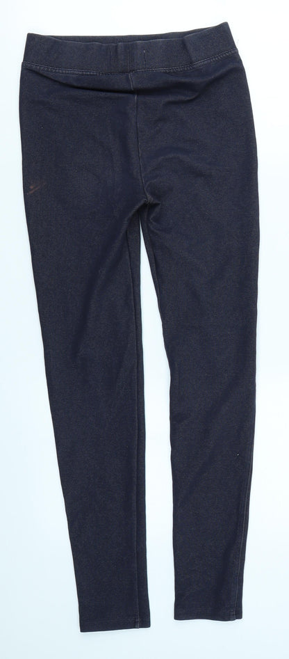 Back view of Dorothy Perkins women’s blue denim jegging jeans, size UK 8, 25-inch leg