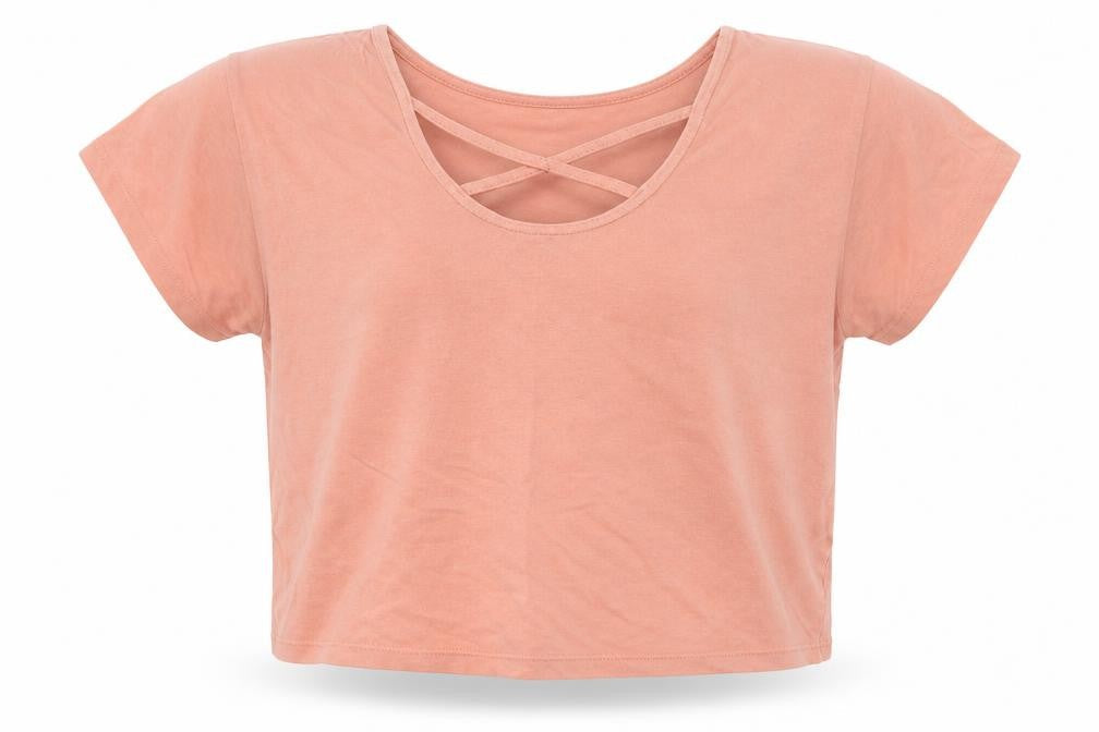 915 Generation Girls Pink   Cropped T-Shirt Size 10-11 Years