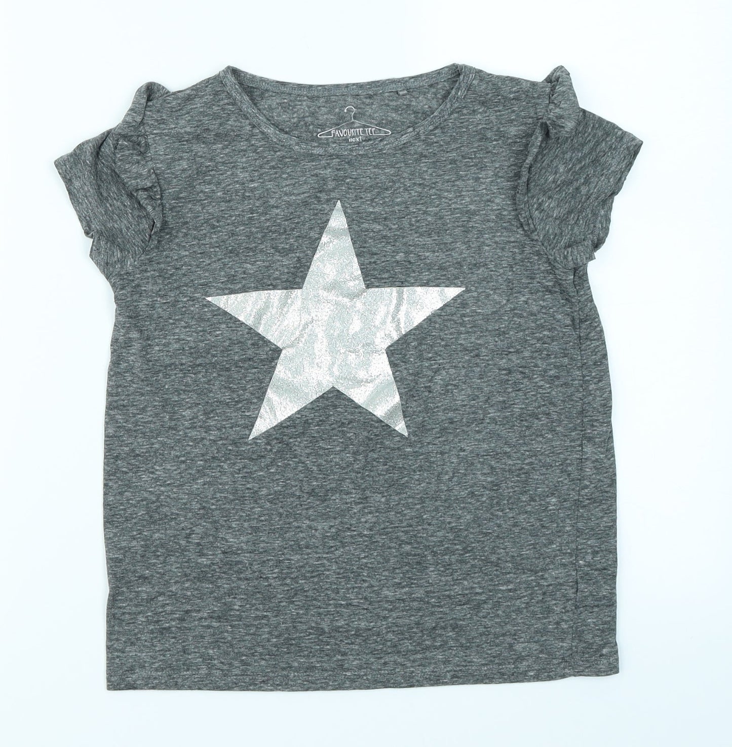 NEXT Girls Grey   Basic T-Shirt Size 9 Years