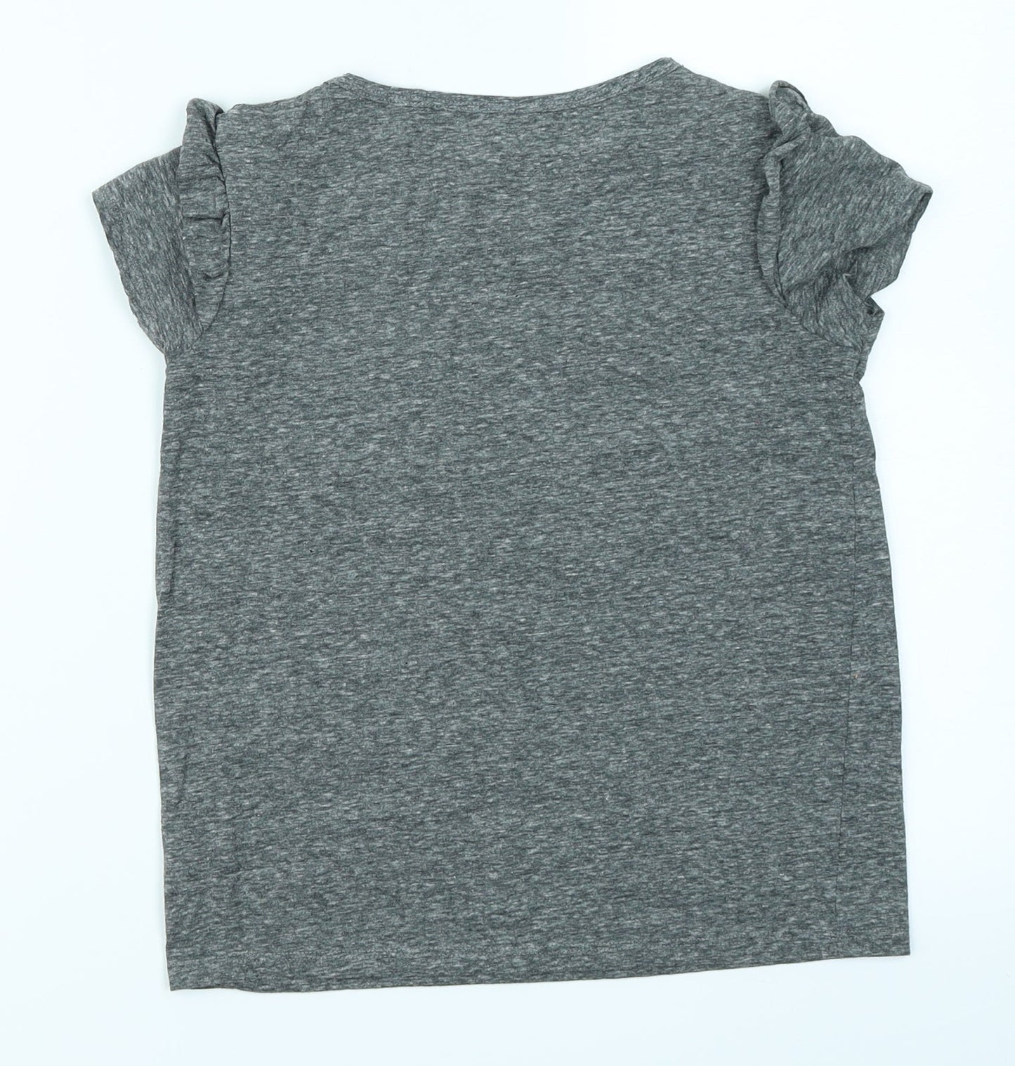 NEXT Girls Grey   Basic T-Shirt Size 9 Years