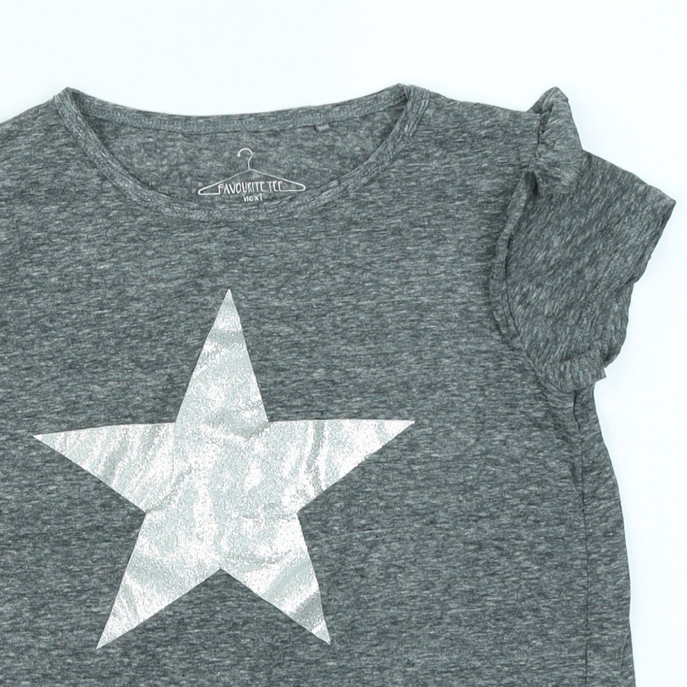 NEXT Girls Grey   Basic T-Shirt Size 9 Years