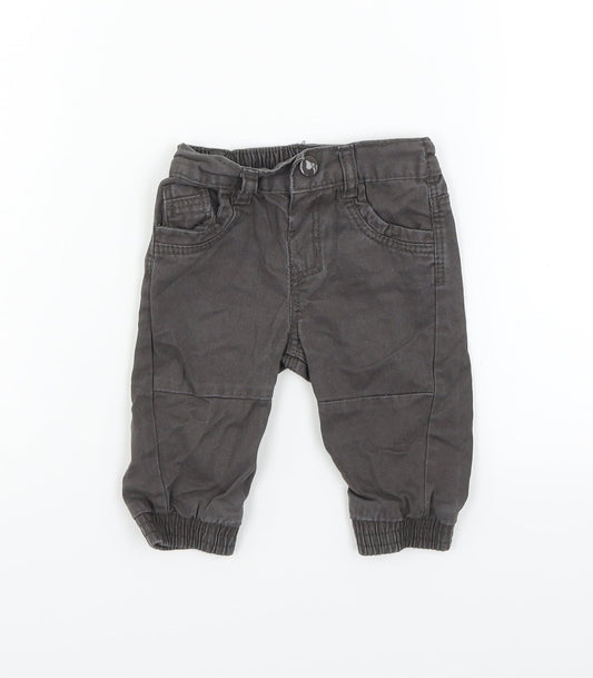 Baby Baby Grey   Cargo Trousers Size 3-6 Months