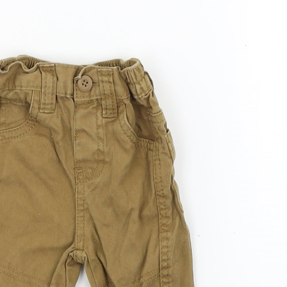 Earlydays Boys Beige   Jogger Trousers Size 3-6 Months