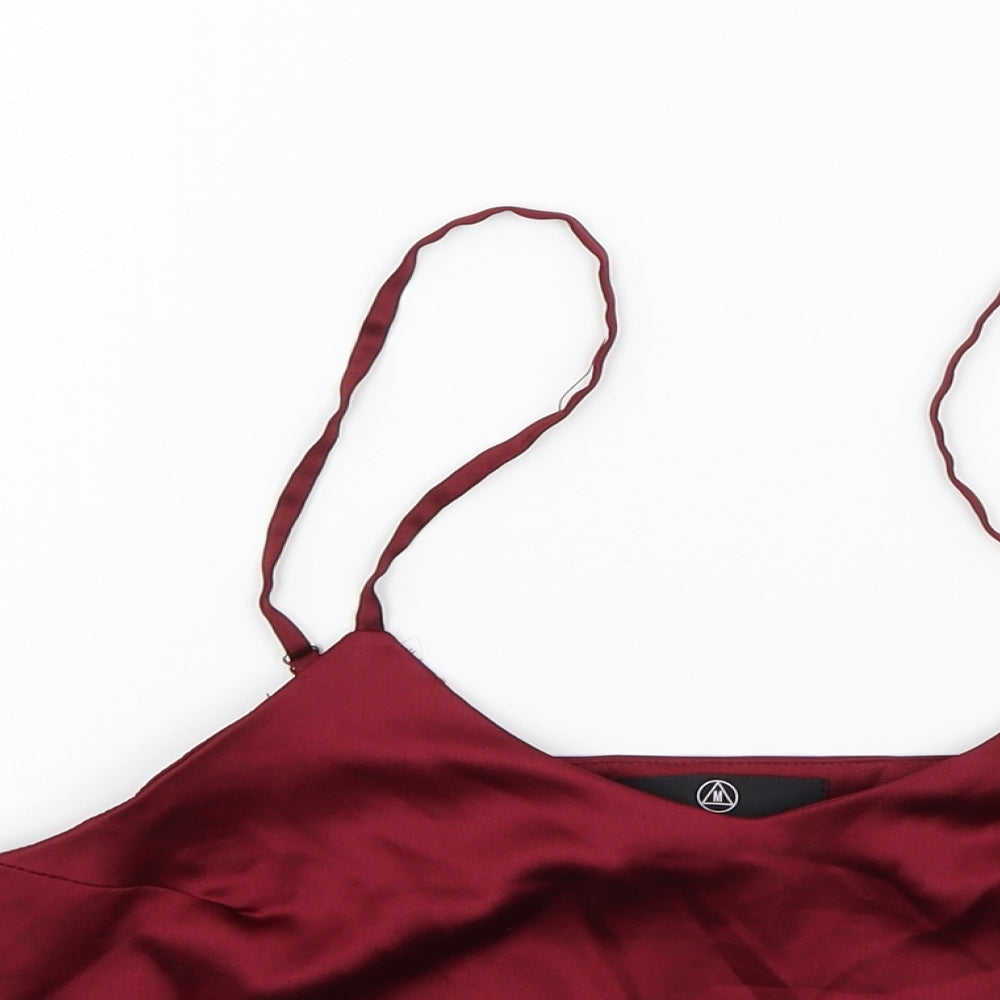 Missguided Womens Red   Basic Blouse Size 8