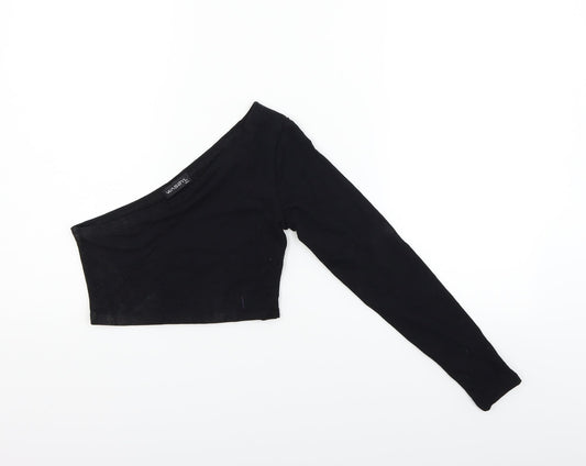 wassyl Womens Black   Pullover Sweatshirt Size XS