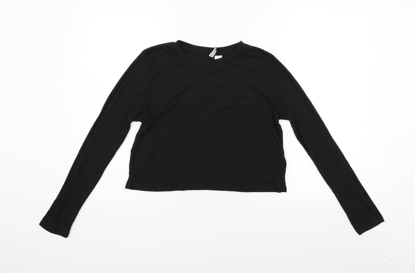 Divided Womens Black   Pullover Jumper Size M