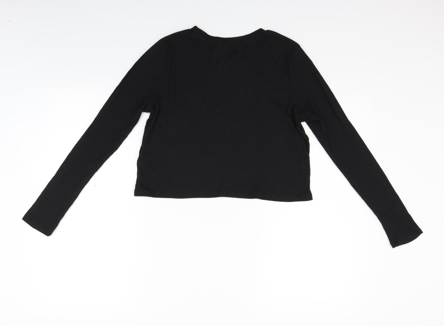 Divided Womens Black   Pullover Jumper Size M
