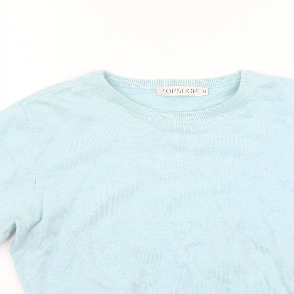 Topshop Womens Blue   Pullover Jumper Size 12