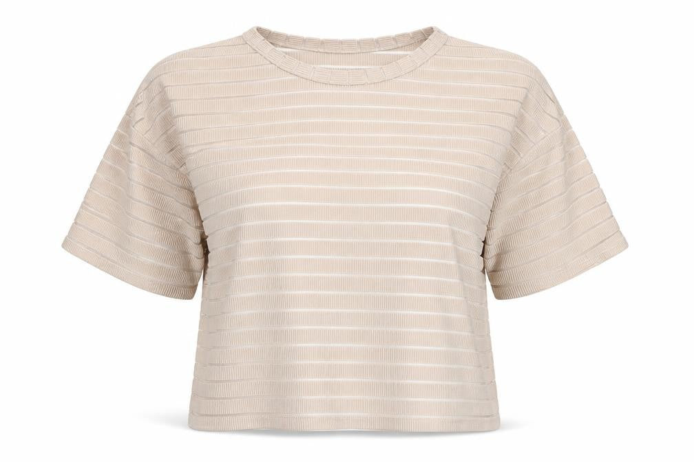 New Look Womens Beige   Basic T-Shirt Size L
