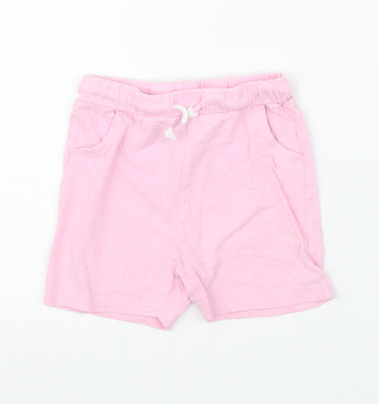 M&S Girls Pink   Capri Leggings Size 18 Months