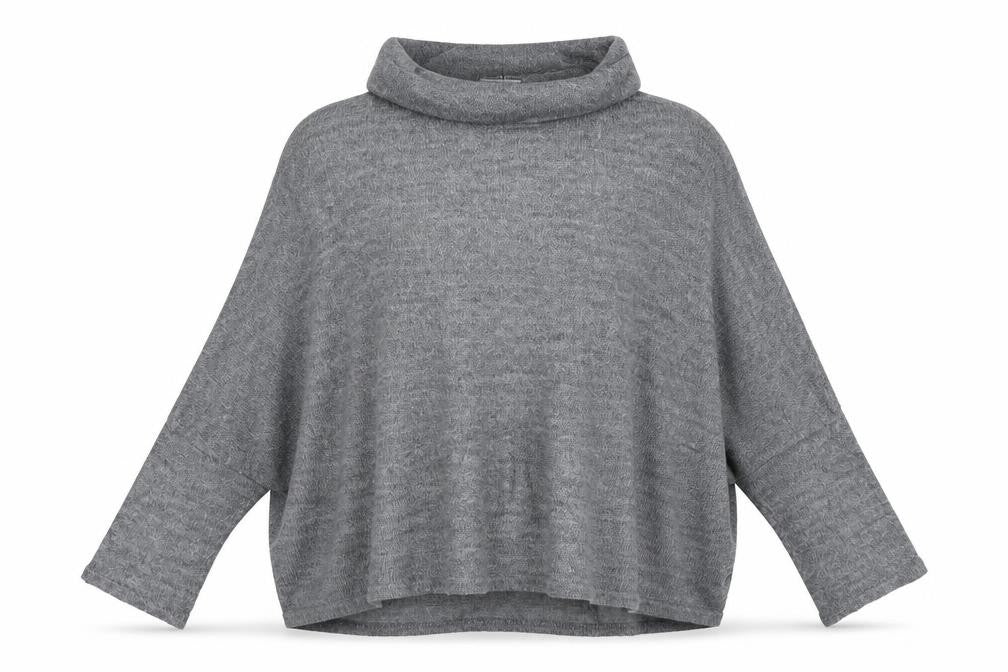 New Look Womens Grey   Pullover Jumper Size L  - Poncho