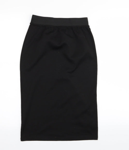 Preworn Womens Black   Straight & Pencil Skirt Size S  - Stretch waistband