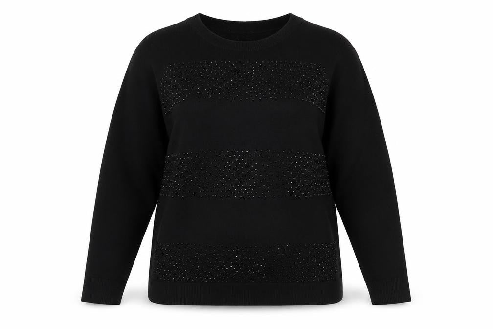 Soon Womens Black   Pullover Jumper Size 12