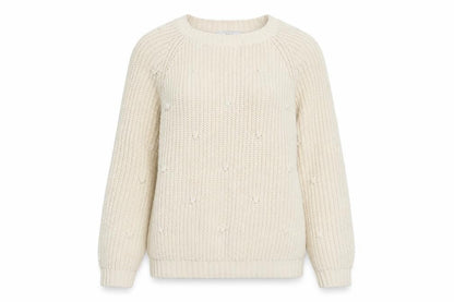 Front view of Next women’s ivory jumper, size S
