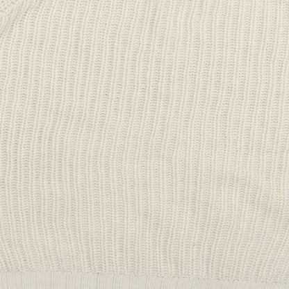 Brand and care label for Next women’s ivory jumper, size S