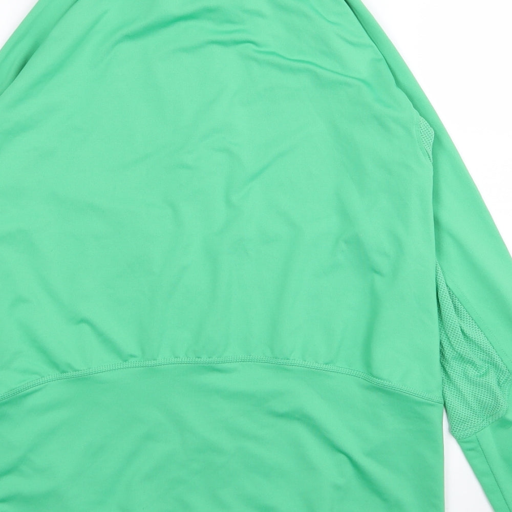 Reebok Womens Green   Full Zip Jumper Size 12
