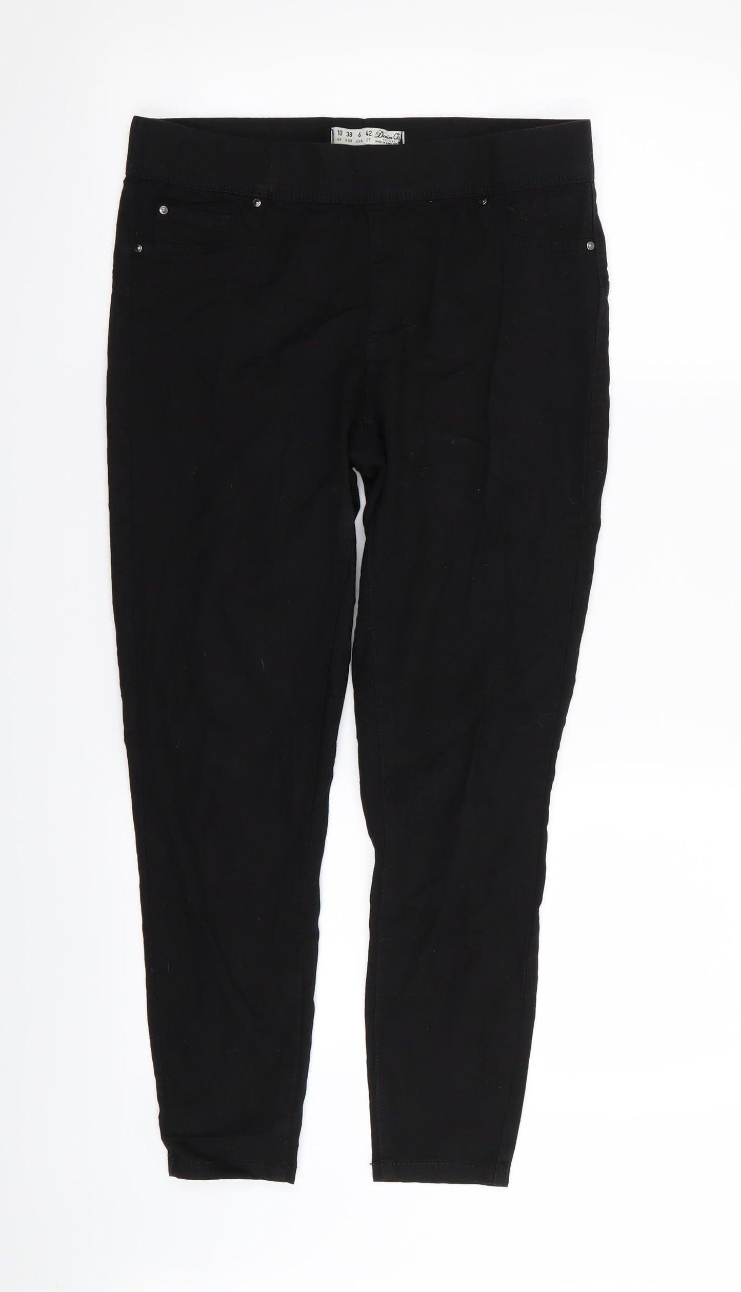 denim and co Womens Black   Jegging Leggings Size 10 L26 in