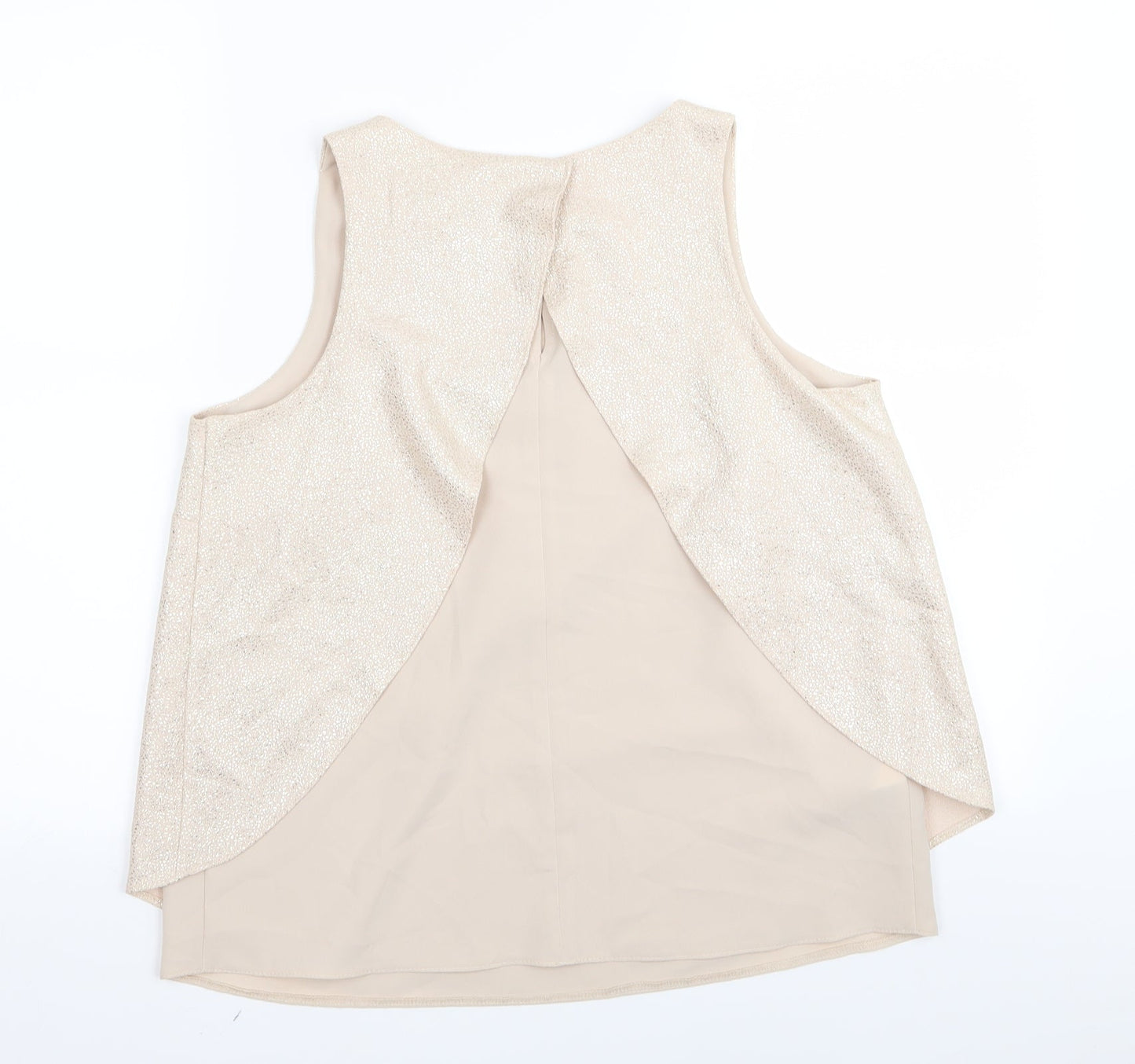 NEXT Womens Gold   Basic T-Shirt Size 10
