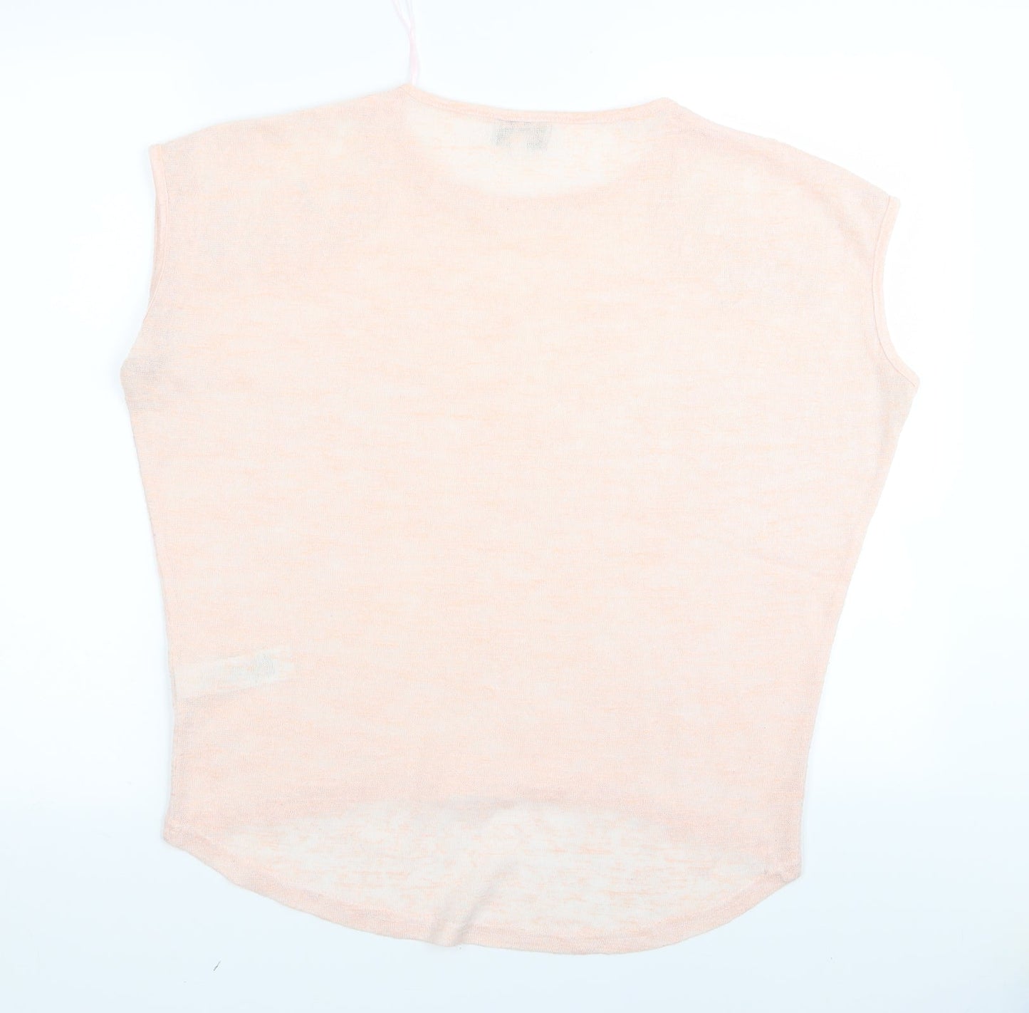 Apricot Womens Pink  Rayon Basic T-Shirt Size S