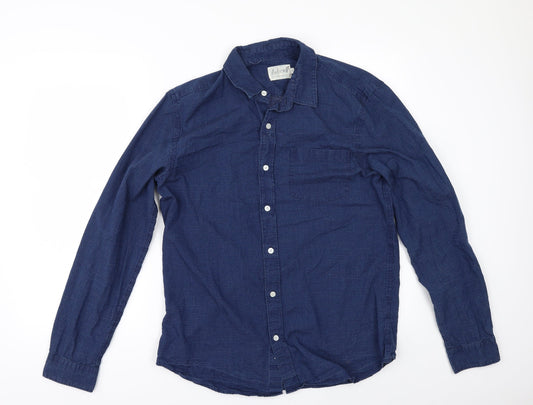 Onfire Mens Blue    Button-Up Size M