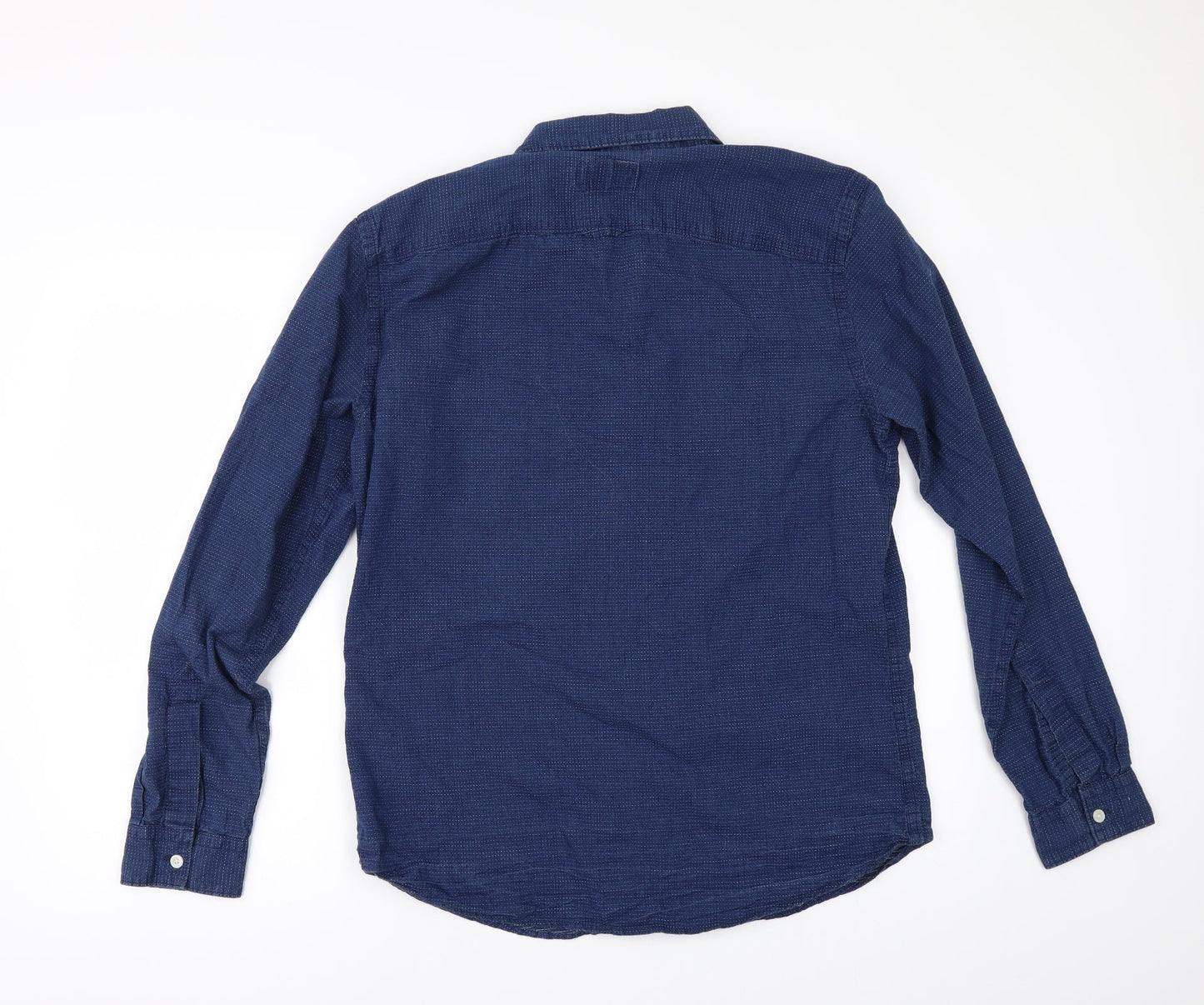 Onfire Mens Blue    Button-Up Size M