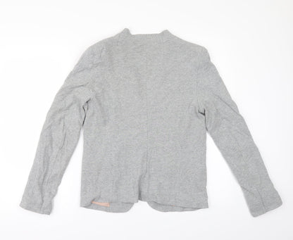Back view of Promod women’s grey jacket, size UK 12, - edge to edge