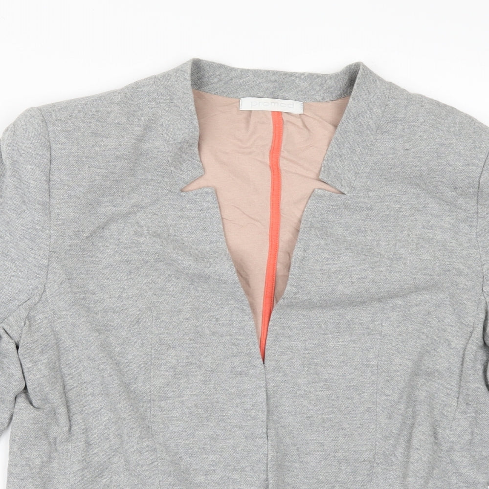 Promod Womens Grey   Jacket  Size 12  - Edge to Edge