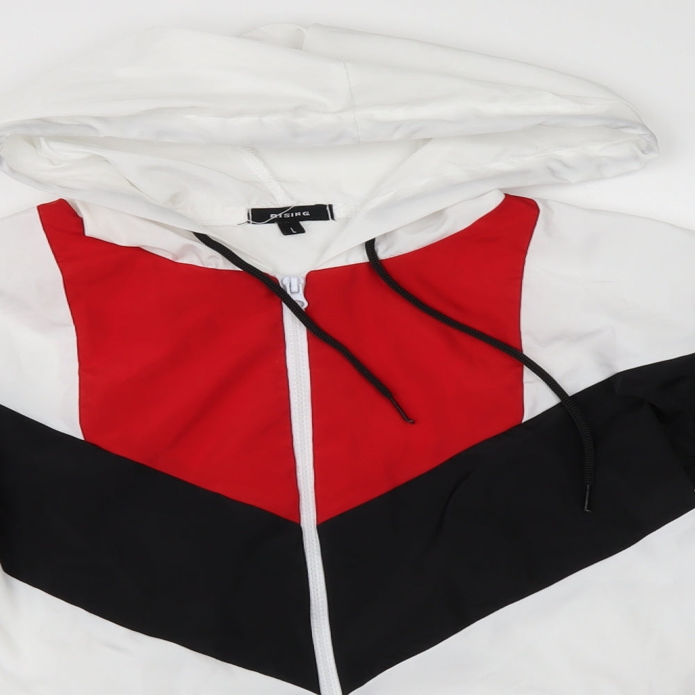 Rising Womens White   Jacket  Size L