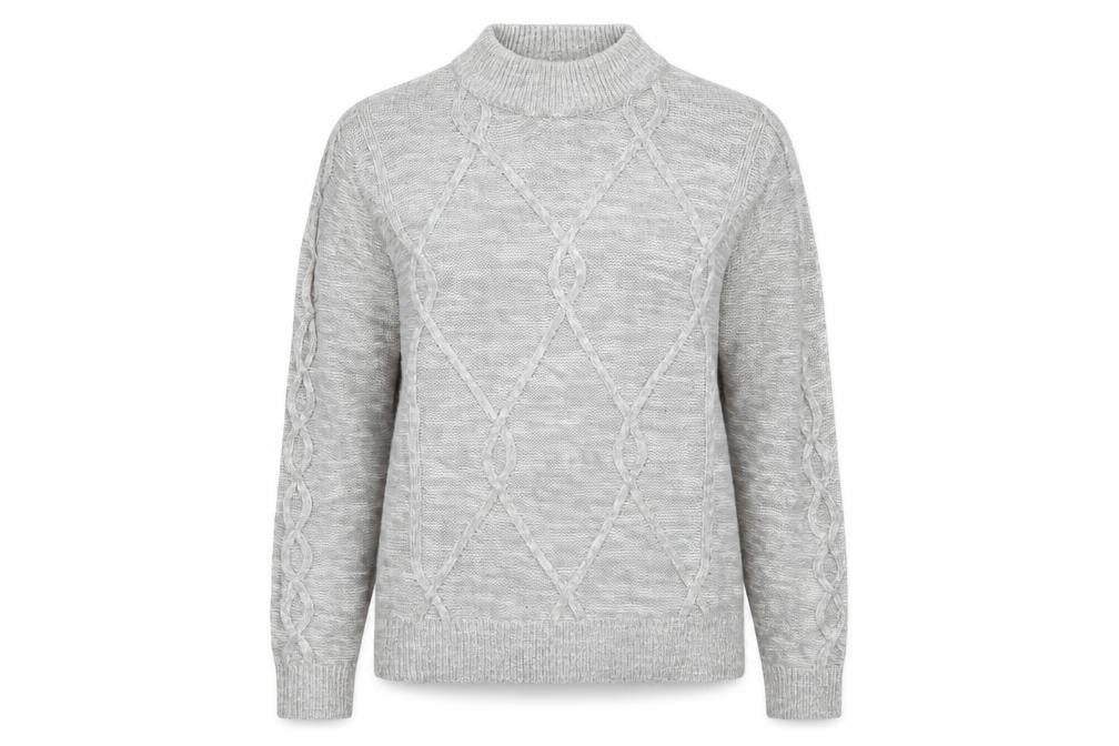 Papaya Womens Grey   Pullover Jumper Size L