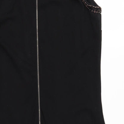 Preloved New Look Womens Black   Mini  Size 14 - Label