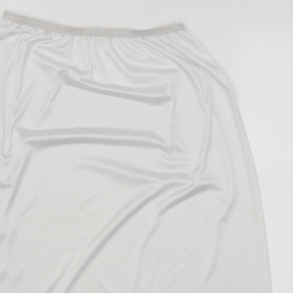 Marks & Spencer Womens White   A-Line Skirt Size 12